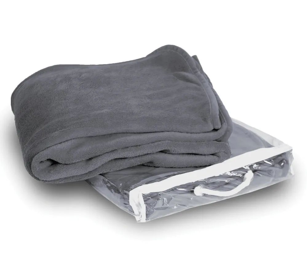 20 Wholesale Micro Plush Fleece Coral Blanket In Gray Color