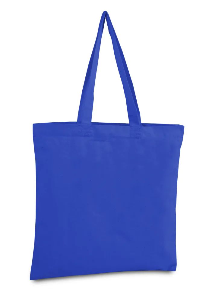 96 Pieces of Bargain Canvas Tote Bag In Royal