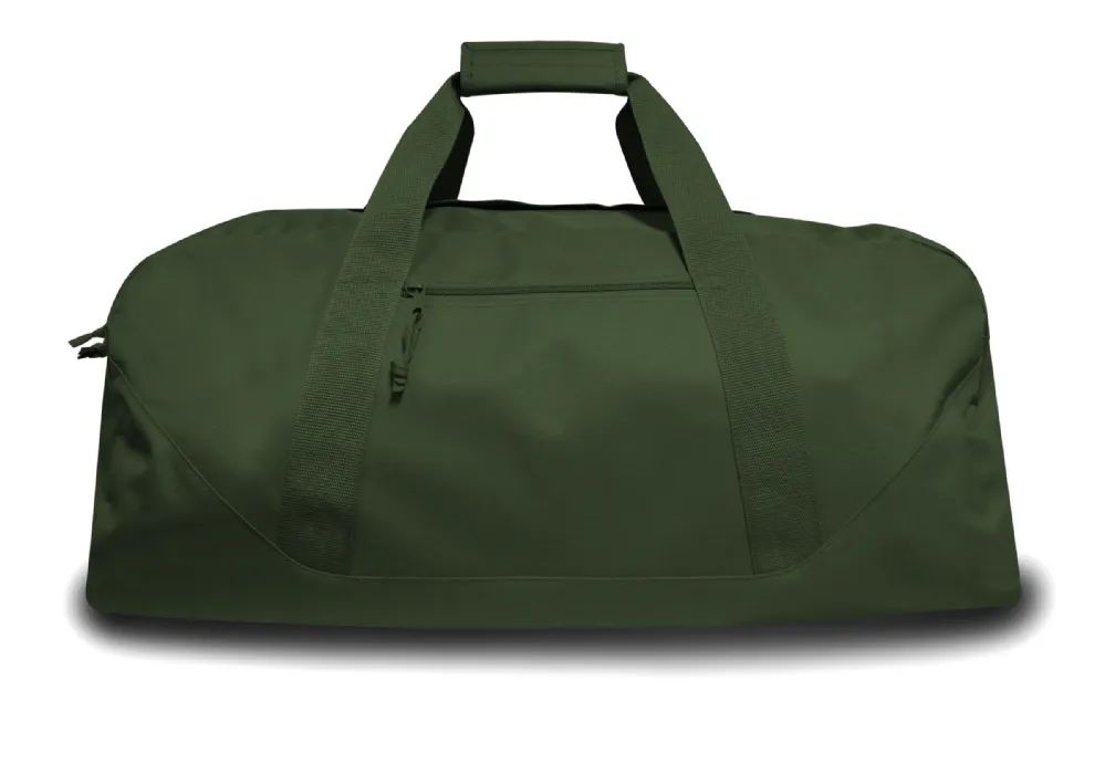 4 Wholesale 600 Denier Polyester Xlarge Duffel Bag In Forest Color