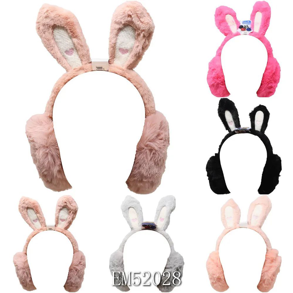 24 Wholesale Big Earmuff Bunny Style