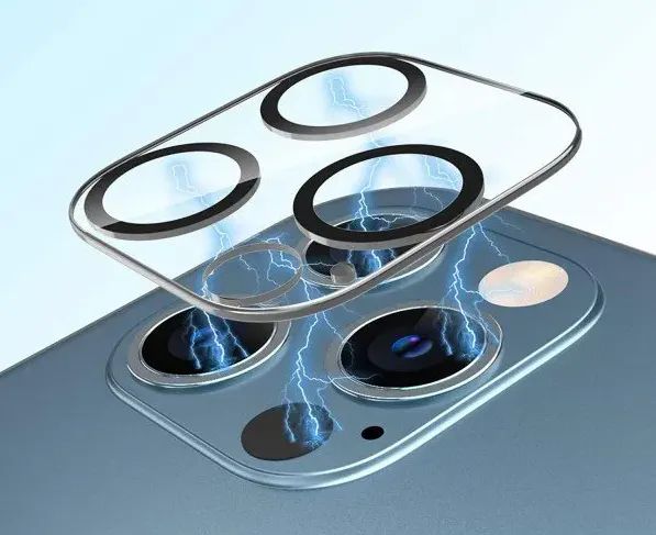 12 Pieces of Camera Lens Hd Tempered Glass Protector For Apple Iphone