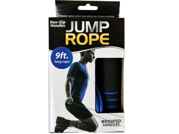 12 Pieces of Weighted Jump Rope With Hand Grips