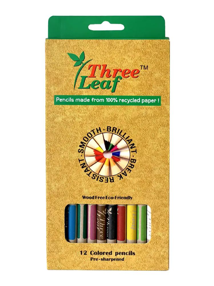 72 Wholesale Recycled Paper Pencils Colored Lead (pack Of 12)