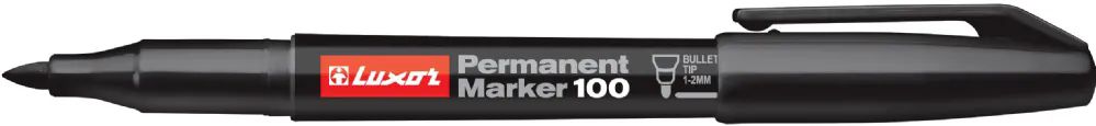 96 Wholesale Permanent Marker Black 12 Pack