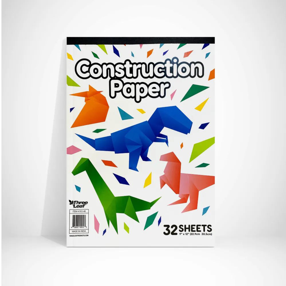 48 Pieces of Construction Paper Pad 32 Ct ,9 X 12