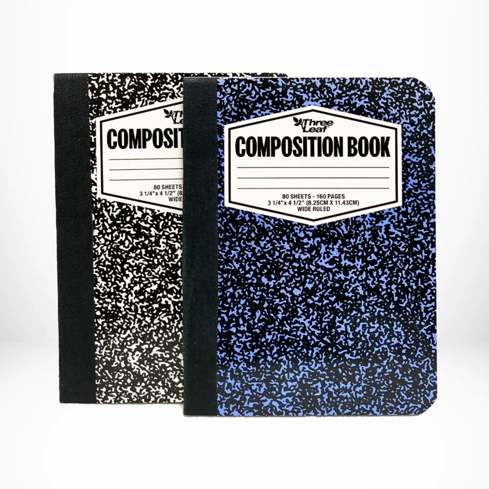 72 Wholesale Mini Marble Composition Book, 4.5 X 3.25 Inch,