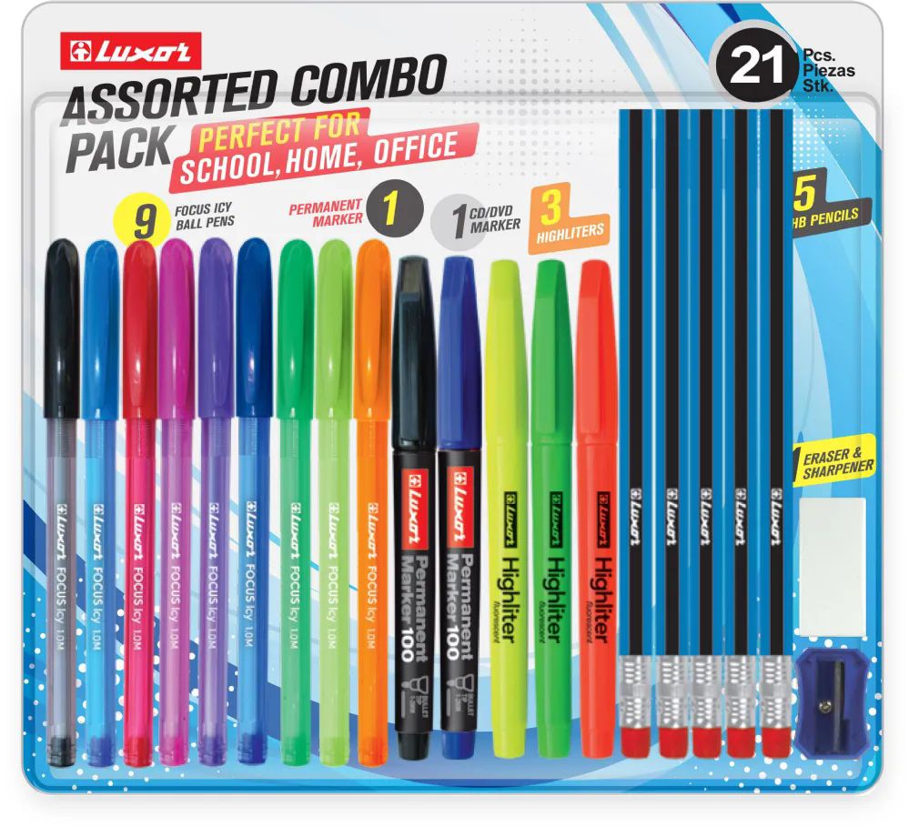 48 Pieces of Assorted Combo Pack (21pc Blister)