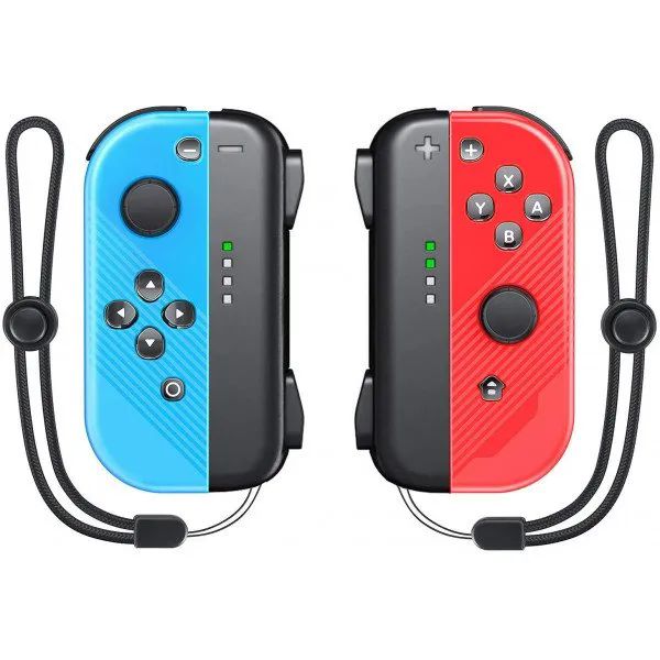 6 Pieces of Joy Con Controller Replacement For Nintendo Switch/switch Lite L/r Wireless Joy Pad With Wrist Strap, Alternatives Wired/wireless Switch Remotes