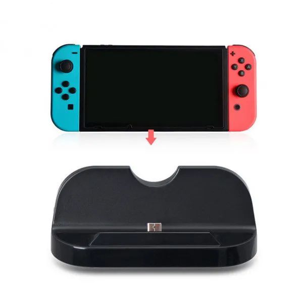 12 Pieces of Charging Dock Station Compatible With Nintendo Switch