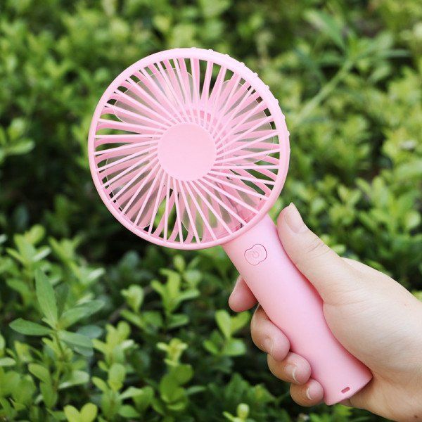 12 Wholesale Portable Usb Rechargeable Handheld 3 Speed Strong Wind Electric Small Mini Cooling Fan