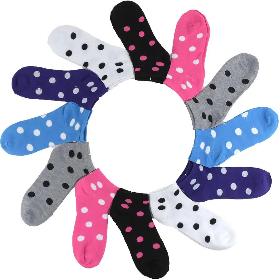 72 Pairs of Women's Ankle Sock Print Desing Size 9-11