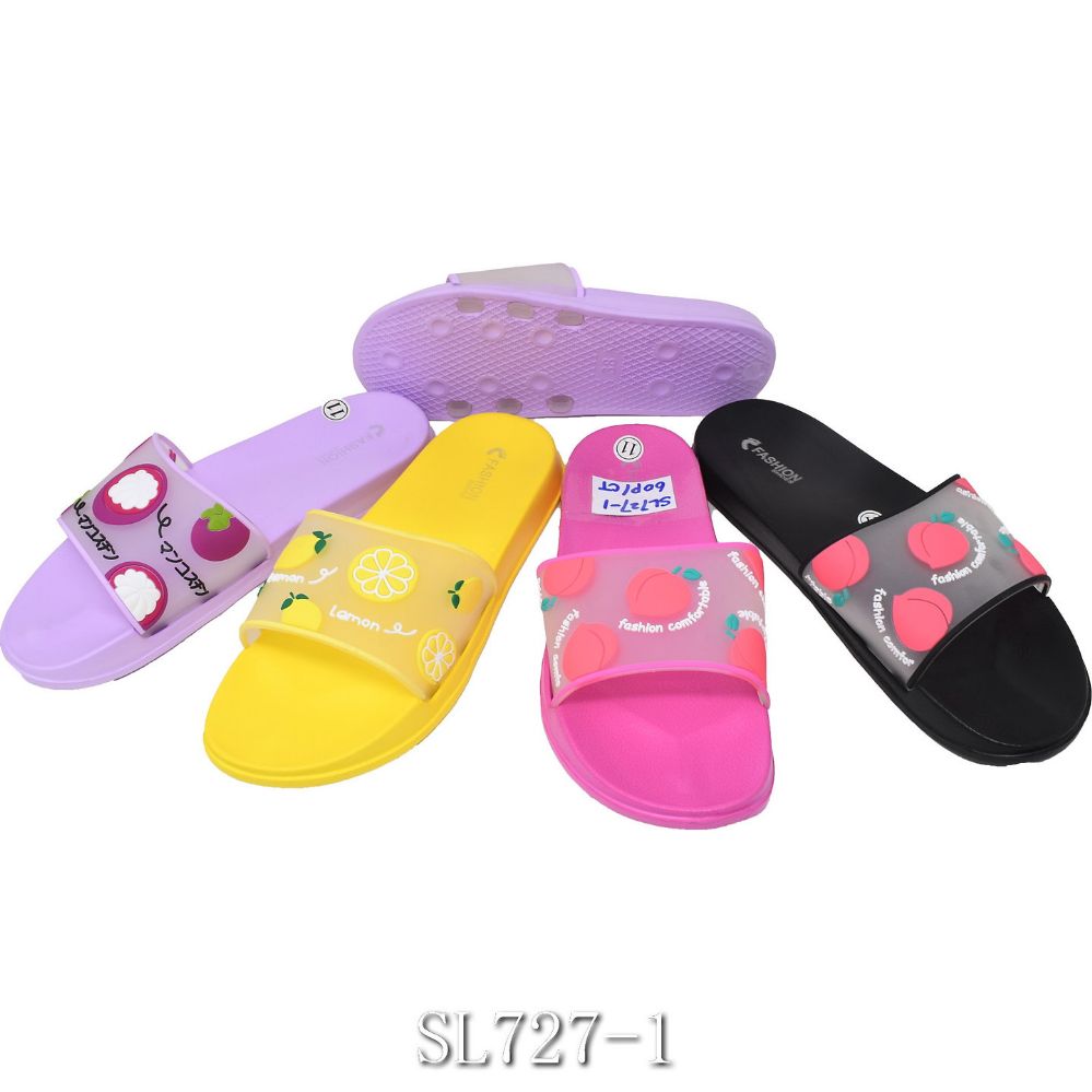 60 Wholesale Slipper Assorted Color Size