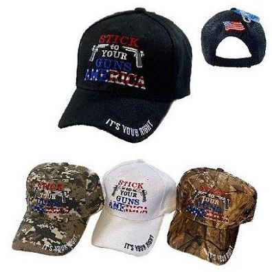 24 Pieces of Stick To Your Guns America Hat [it's Your Right]
