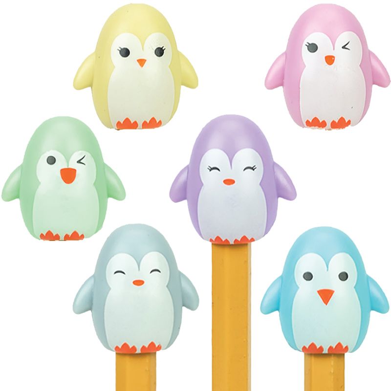 200 Pieces of Penguin Squishies Pencil Topper Toy