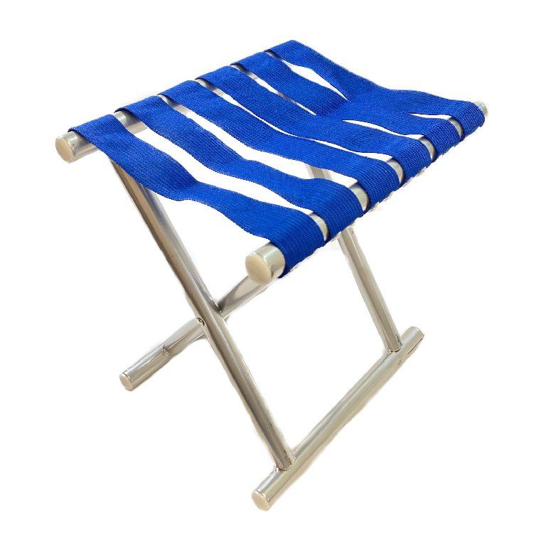 30 Pieces of Folding Camping Stool With Canvas Seat 12.5"