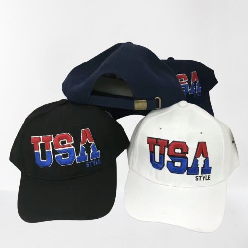 96 Pieces of Usa Letter Baseball Cap