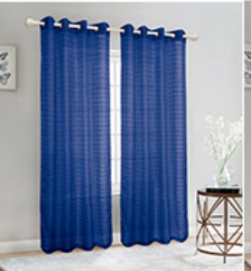 24 Pieces of Curtain Panel Color Navy