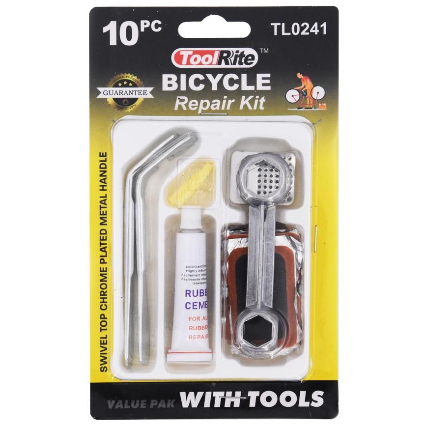 144 Pieces of 10pc Bike Repair Kit