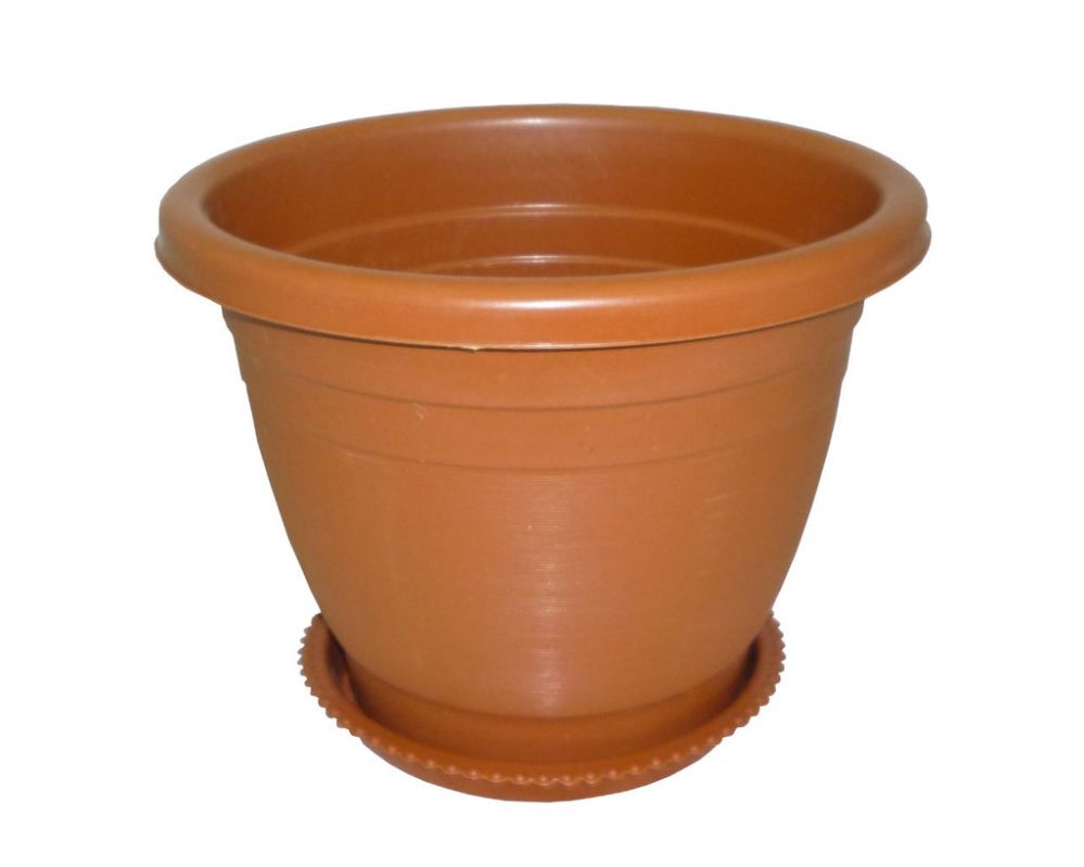 20 Pieces of Plastic Planter Pots With Saucer