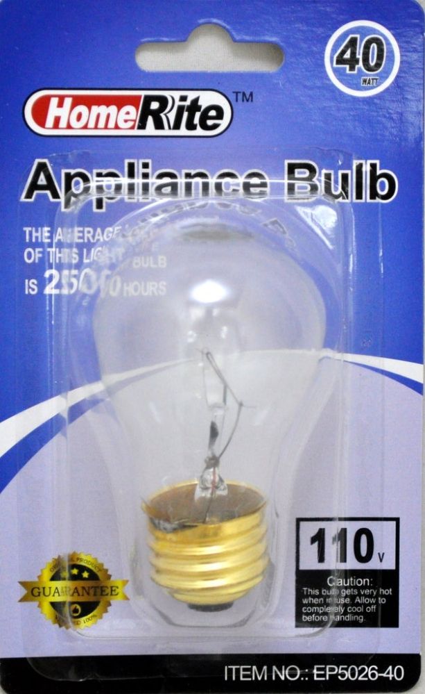 120 Pieces of 40w Appliance BulB- Clear