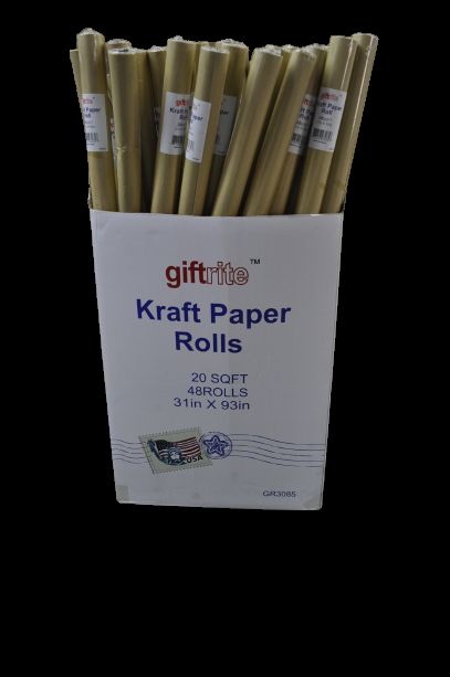 48 Pieces of 20sq Feet Craft Paper Roll
