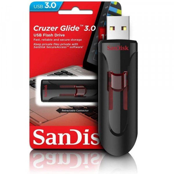 4 Pieces of Sandisk 128 Gb Usb 3.0 Cruzer Glide Flash Drive