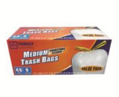 24 Bulk Trash Bags 10ct - 26 Gallon Black - at 