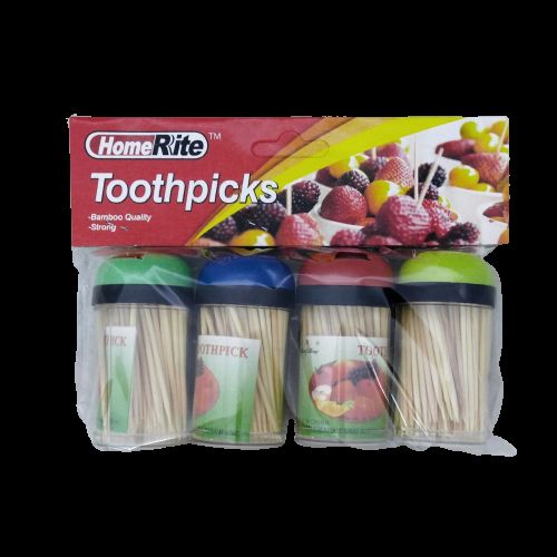 144 Wholesale 4 Jar Toothpicks