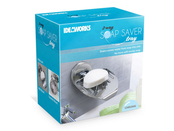 18 Pieces of Ideaworks 2-Way Soap Saver Tray In Chrome