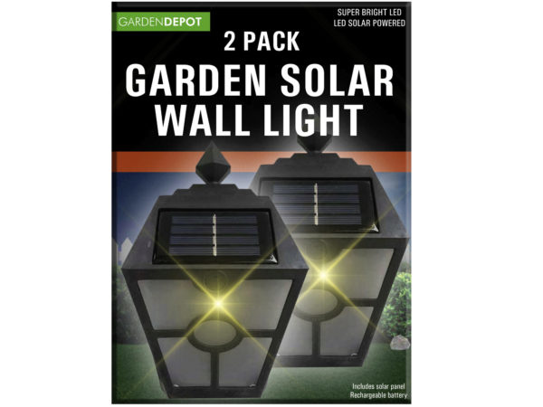 6 Pieces of Outdoor Led Solar Wall Lamp