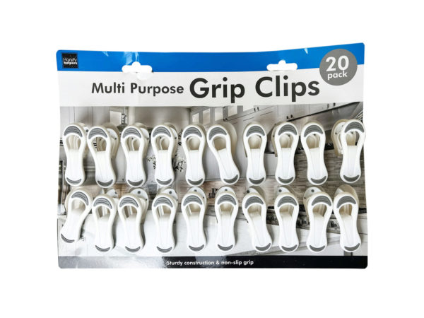18 Wholesale 20 Pack MultI-Purpose Grip Clips