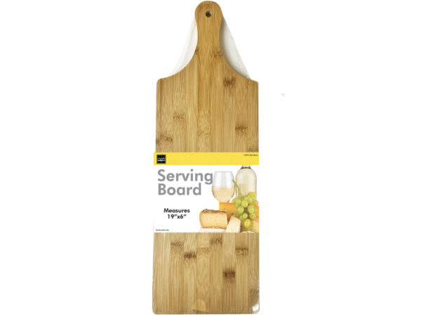 9 Pieces of Bamboo Serving Board With Handle