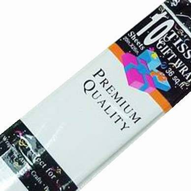 24 Pieces of 10 pk 20 x 26 White Tissue Paper