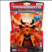 72 Pieces of 5 Inch Transbots Roadster On Blister Card