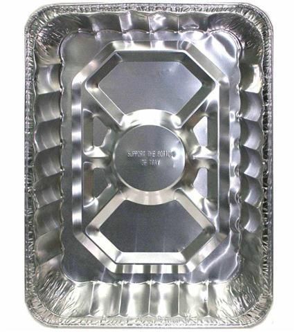 100 pieces of Aluminum Tray Square Large 18x13x3 Inch