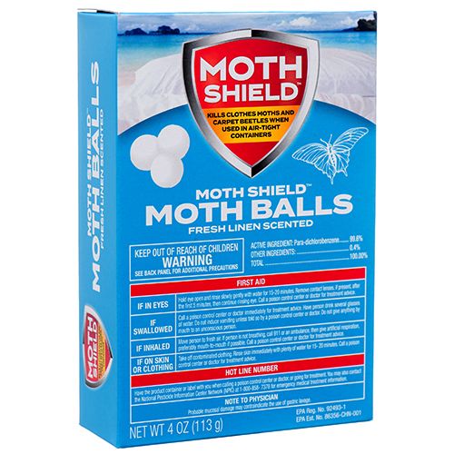 24 Pieces of 4 Ounce Moth Balls Shield Fresh