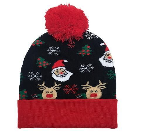 24 Wholesale Christmas Santa & Rudolph Beanie