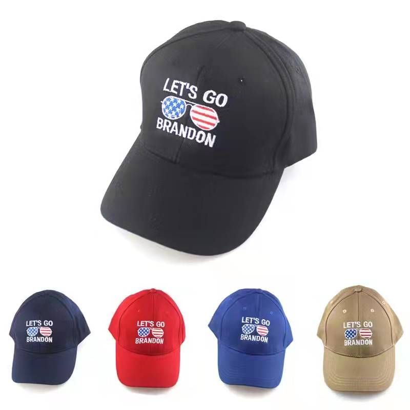 24 Pieces Let's Go Brandon Hat Aviators Logo Light Pink Hats With