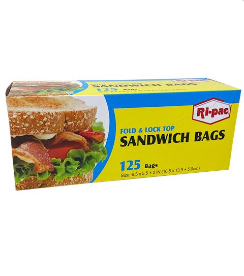 24 Pieces of 125 Count Sandwich Bags