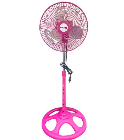 4 Pieces of 10 Inch Metal Fan Hot Pink