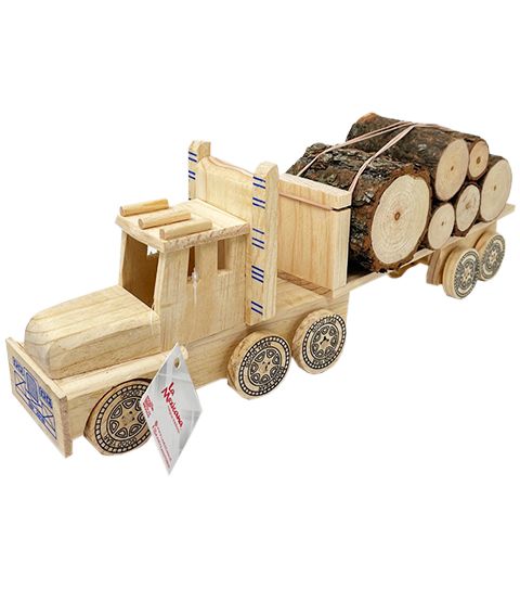 12 pieces of Wooden Truck Large Traditional Handmade