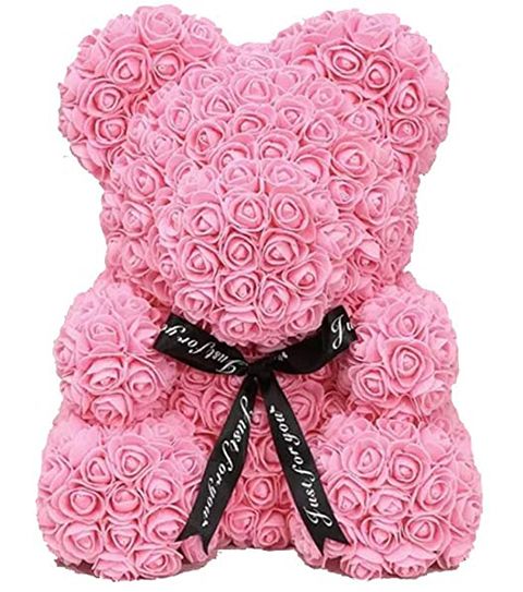 6 pieces of 14 Inch Rose Bear Pink