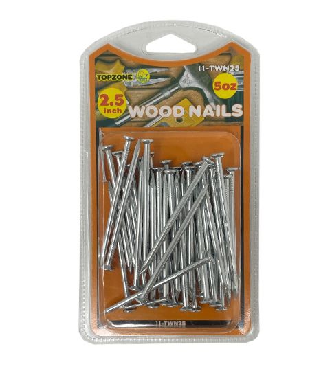 72 Pieces of 5oz 2.5 Inch Wood Nails