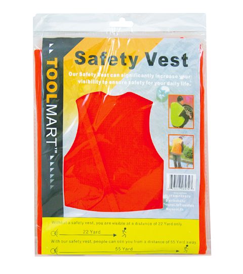 36 Wholesale Safety Vest Red And Yellow