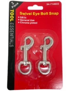 72 Pieces of Swivel Eye Bolt Snap Hook