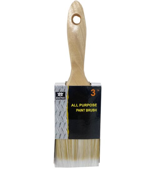 48 Pieces of 3 Inch Paint Brush Woodend Handle
