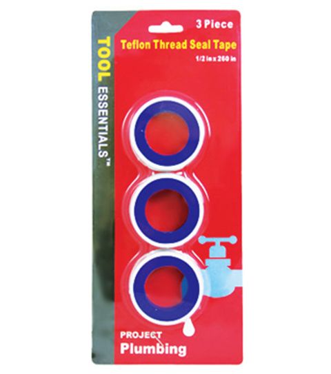 144 Pieces of 3 Piece Teflon Thread Seal