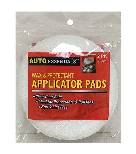 72 Pieces of 2 Piece Wax And Protectant Applicator Pads