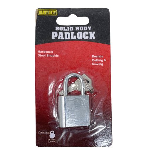 96 Pieces of Solid Body Padlock With 2 Keys