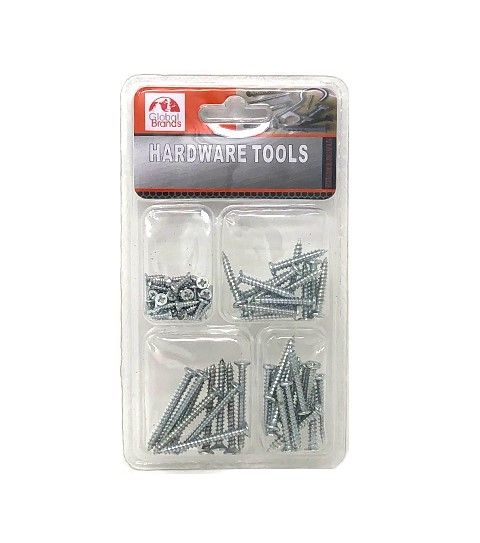 144 Pieces of Threaded Nail Mix Sizes